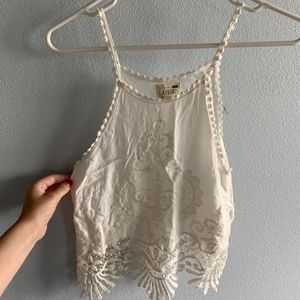 White summer top